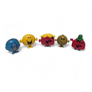 Lot Of 5 McDonald's Mr. Men & Little Miss Characters 2019 Happy Meal Toys THIOP